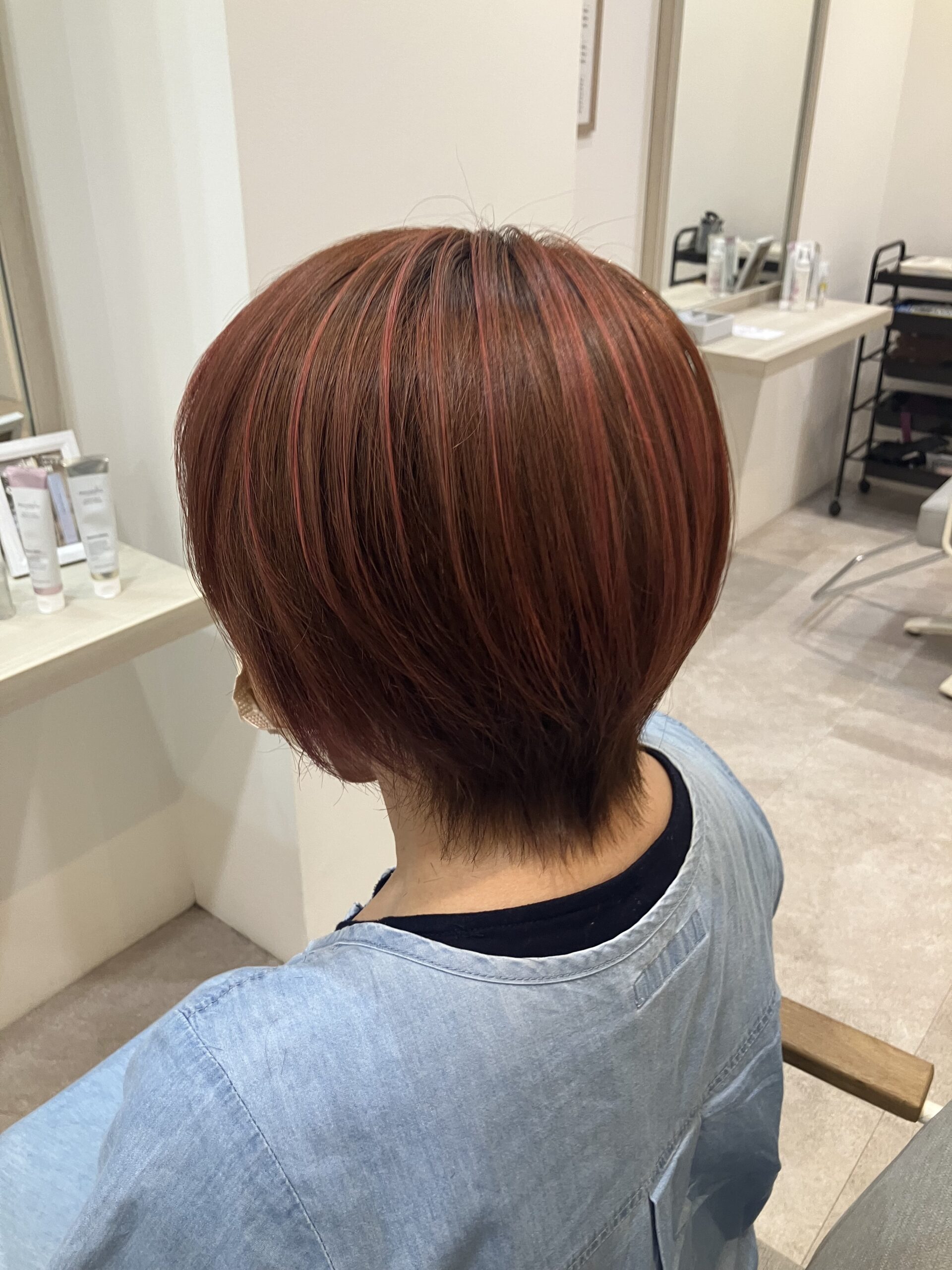 春色ハイライト　狭山市柏原美容室warawa(わらわ)