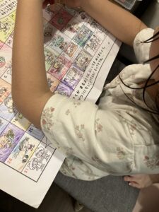 順調に夏休みの宿題終わりそう　狭山市柏原美容室warawa(わらわ)