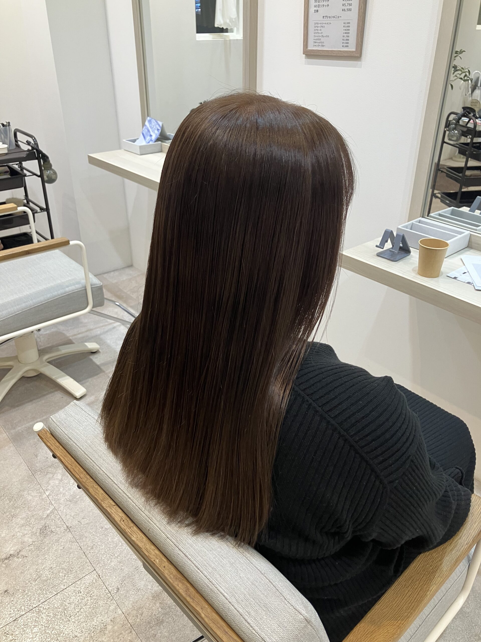 久しぶりの髪質改善 狭山市柏原美容室warawa(わらわ)