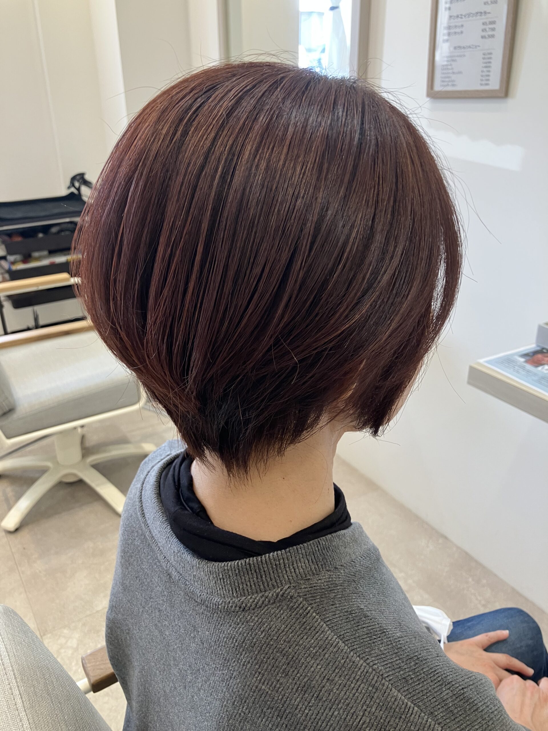 春色ハイライト風カラー　狭山市柏原美容室warawa(わらわ)