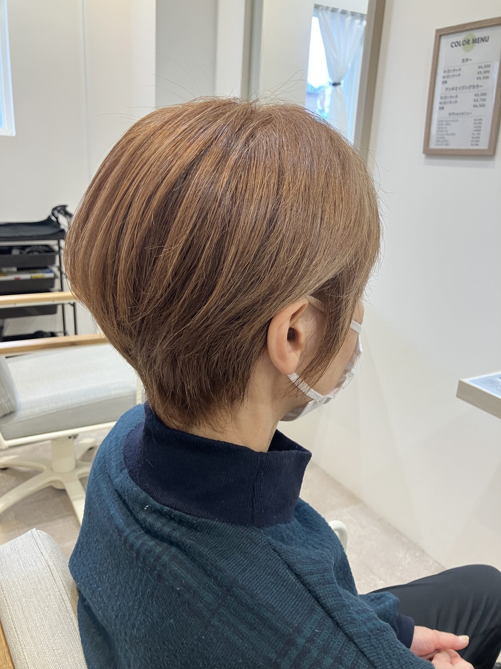 育てるアンチエイジングカラー 実施中 狭山市柏原美容室warawa(わらわ)