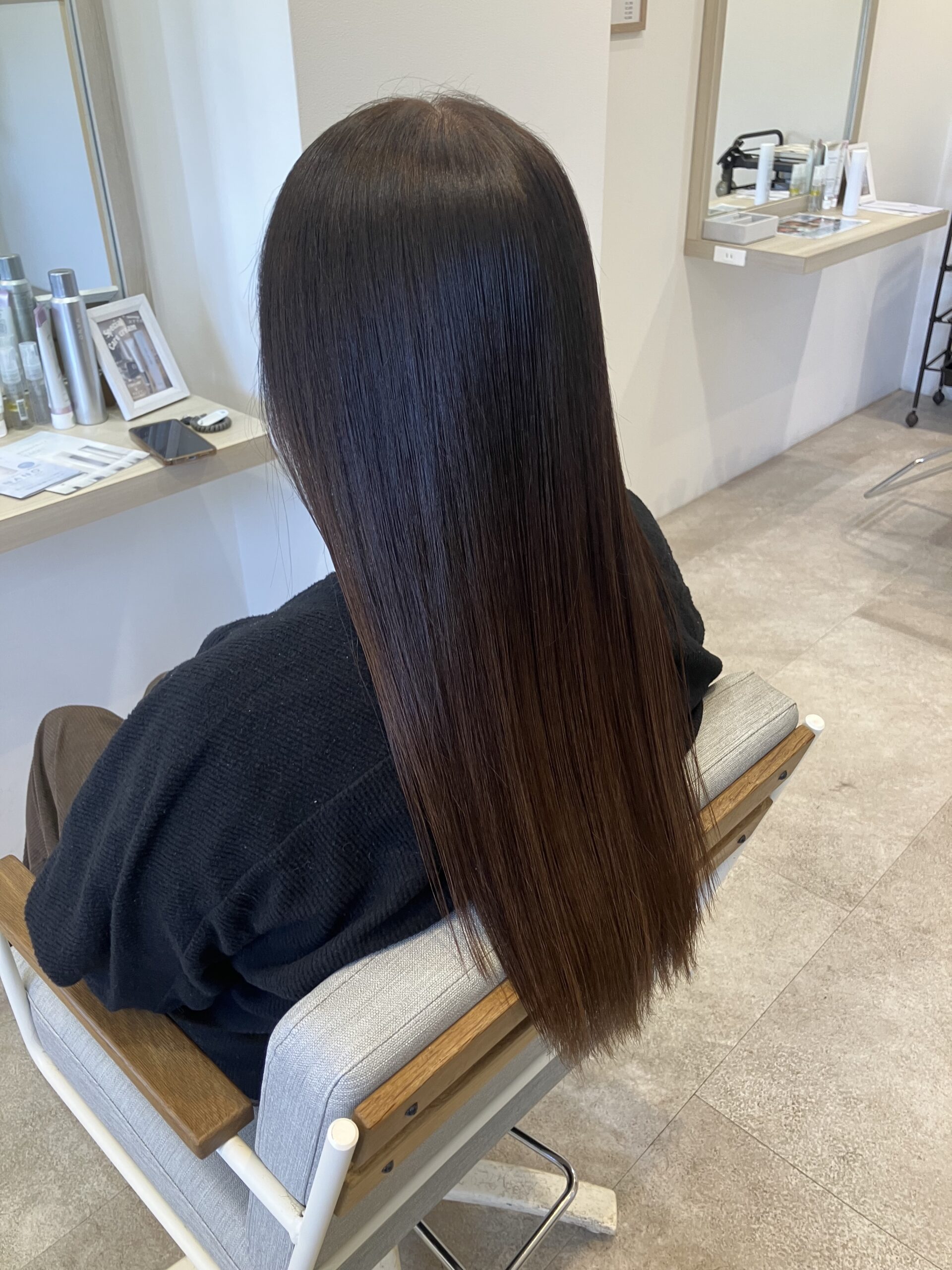 アイロン コテ ダメージトリートメントケア 狭山市柏原美容室warawa(わらわ)