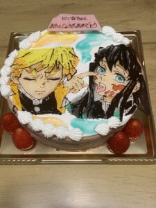 少し遅れた誕生日会 狭山市柏原美容室warawa(わらわ)