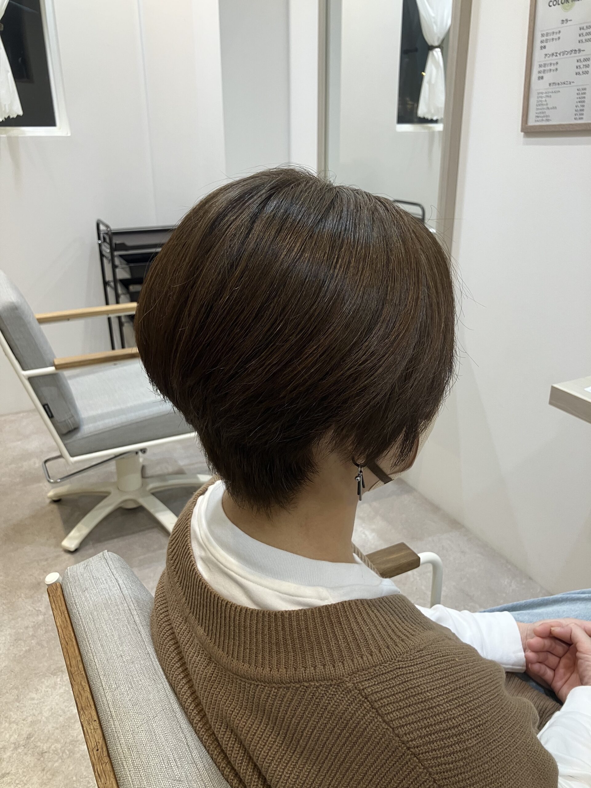 育てるアンチエイジングカラー 実施中 狭山市柏原美容室warawa(わらわ)