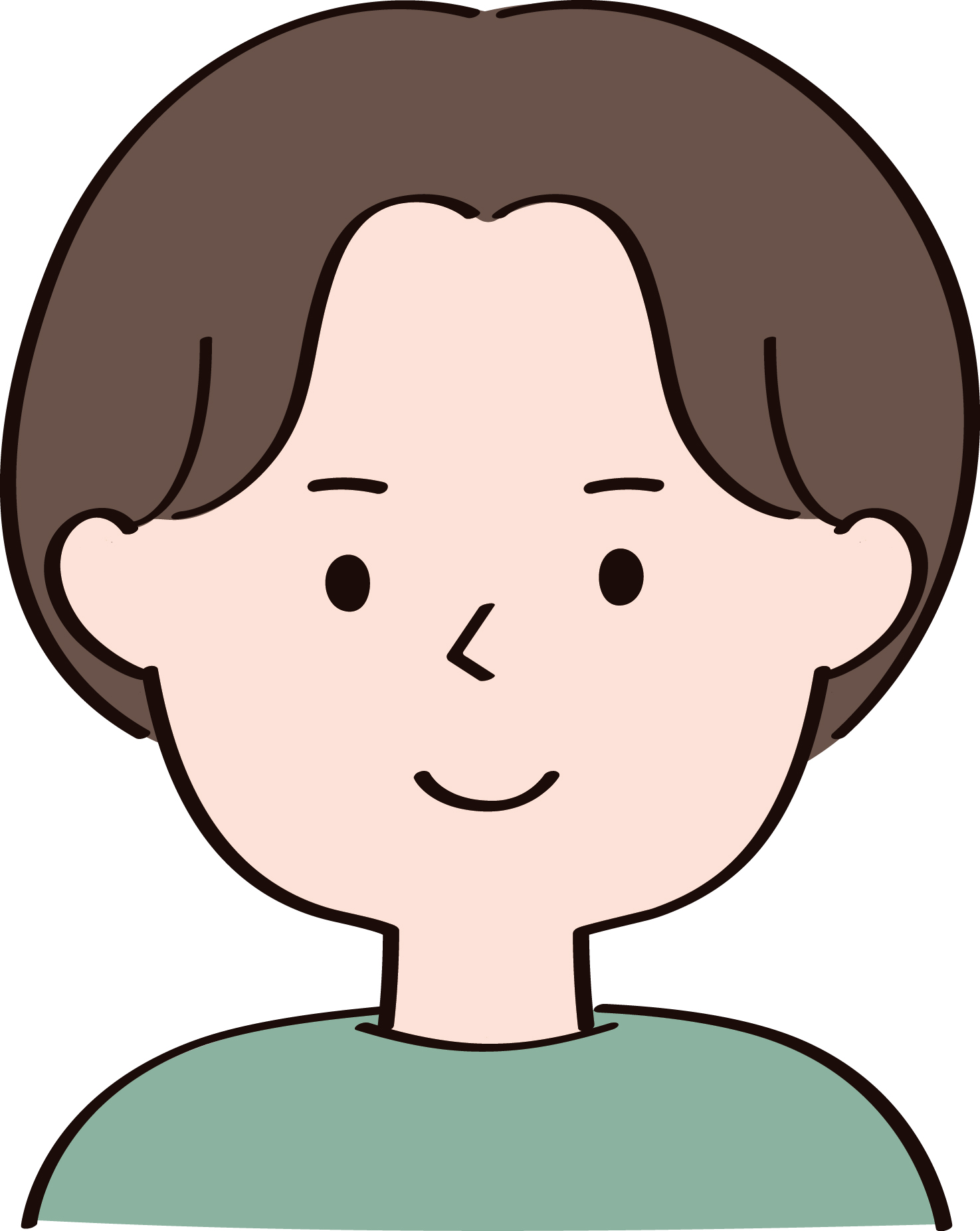 センター分け 狭山市柏原美容室warawa(わらわ)