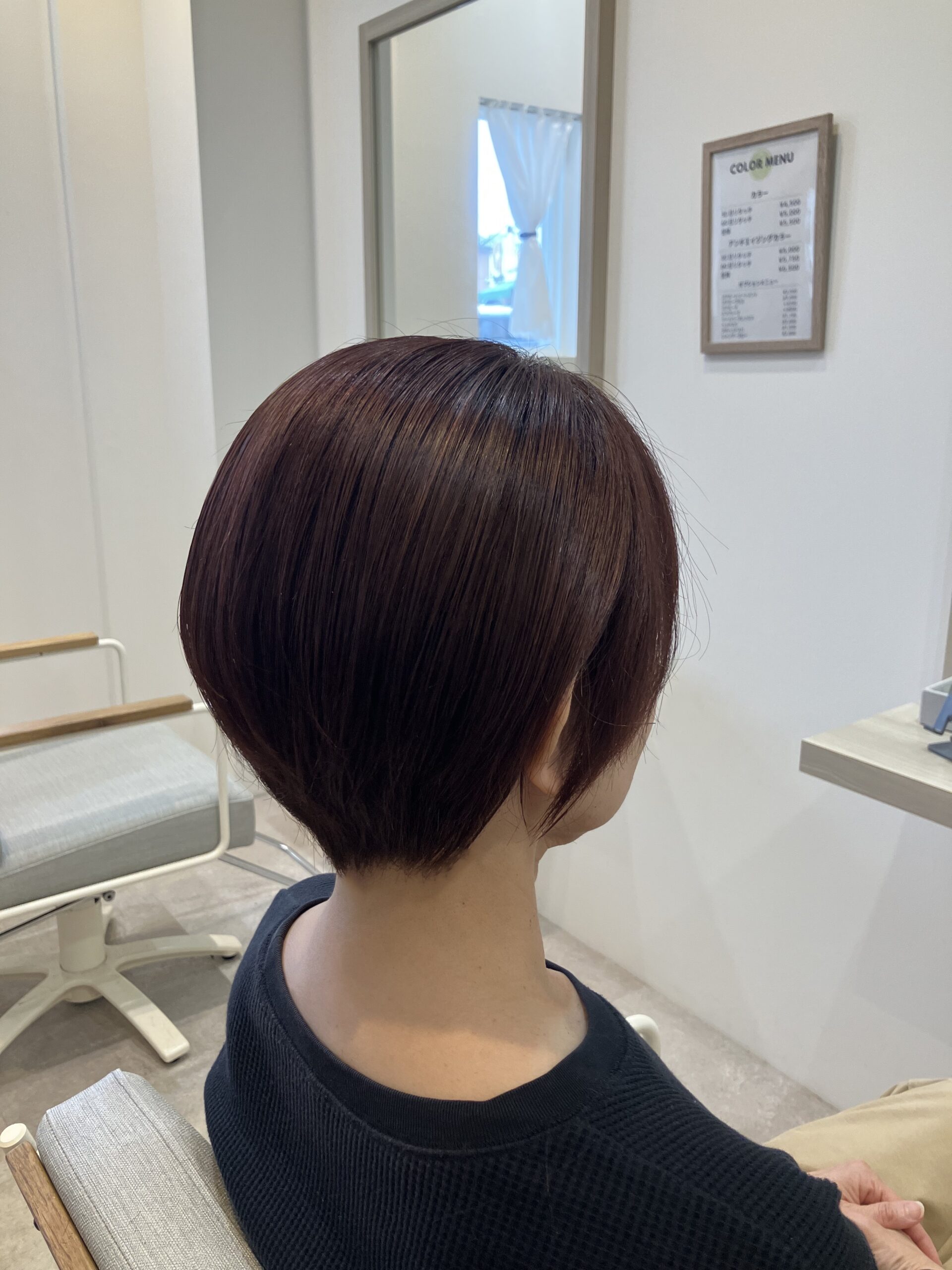 艶のある原色カラー 狭山市柏原美容室warawa(わらわ)